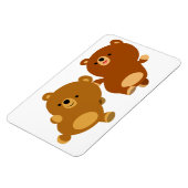 可愛い可愛らしい可愛らしい漫画が柔軟なマグネットを支える マグネット (左側)