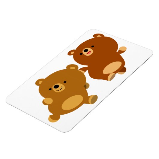 可愛い可愛らしい可愛らしい漫画が柔軟なマグネットを支える マグネット (左側)