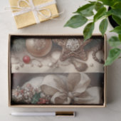 可愛い可愛らしい子猫クリスマス 薄葉紙 (ギフト)