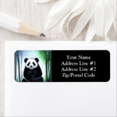 可愛い可愛らしい小さなパンダカブ ラベル (インサイチュ)