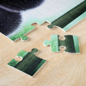 可愛い可愛らしい小さなパンダベアカブ ジグソーパズル (側面)