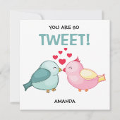 可愛い君はバレンタインデーをツイート シーズンカード (正面)