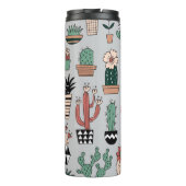 可愛い咲きキャッツ：手描き柄 タンブラー (裏面)