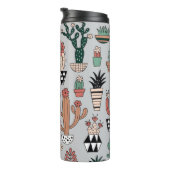 可愛い咲きキャッツ：手描き柄 タンブラー (回転右)