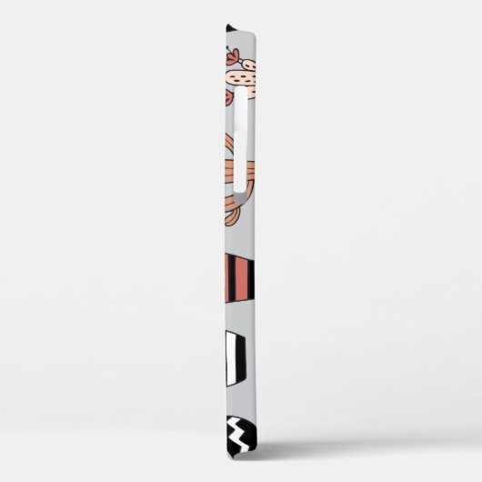 可愛い咲きキャッツ:手描き柄 Case-Mate iPhoneケース (裏面 / 左)