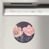 可愛い咲きチューリップパーソナライズされた- マグネット (インサイチュ (食洗機))