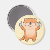 可愛い回転磁石 マグネット (正面/裏面)