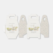 可愛い地元で育ったハリネズミのフローラバイクベビーシャワー フェイバーボックス (折り畳みなし)