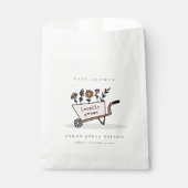 可愛い地元で育った赤面フローラカート赤ちゃんシャワー フェイバーバッグ (正面)