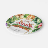 可愛い地元で育った農家市場誕生日 ペーパープレート (アングル)