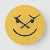 可愛い壁掛け ラウンド壁時計 (正面)