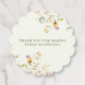 可愛い夏の野草花イベントありがとう フェイバータグ (裏面)