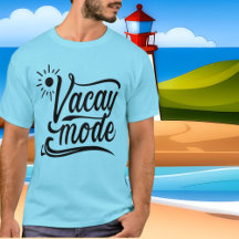 可愛い夏のVacayモードの言葉tシャツ