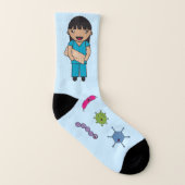 可愛い多文化性生殖器 ソックス (右外側)