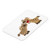 可愛い大きなテートカートヒエナスフレキシブルマグネット マグネット (左側)