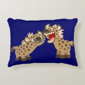 可愛い大きめのテートカートヒエナスのアクセント枕 アクセントクッション (正面)