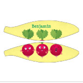 可愛い大根がトリオの漫画野菜を歌う ミニバスケットボール (パネル)