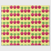 可愛い大根がトリオの漫画野菜を歌う ラッピングペーパー (フラット)