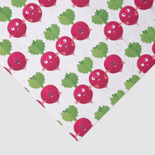 可愛い大根がトリオの漫画野菜を歌う 薄葉紙 (詳細)