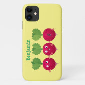 可愛い大根がトリオの漫画野菜を歌う Case-Mate iPhoneケース (裏面)