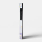 可愛い大理石パターン赤面紫金ゴールド白ピンク Case-Mate iPhoneケース (裏面 / 左)