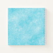 可愛い大理石詩や散文スパイラルノート ノートブック (裏面)