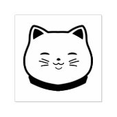 可愛い太った猫 セルフインキングスタンプ (デザイン)