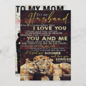 可愛い夫の手紙 |家族の装飾 | シーズンカード (正面/裏面)