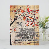 可愛い夫への手紙 |夫への素敵な贈り物 メニュー (スタンド正面)