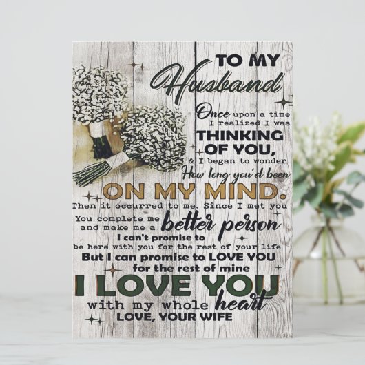 可愛い夫への手紙 |素敵な贈り物 |父の日 メニュー (スタンド正面)