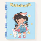 可愛い女🌸お嬢さんへのプレゼント✨🌷 ノートブック (正面)