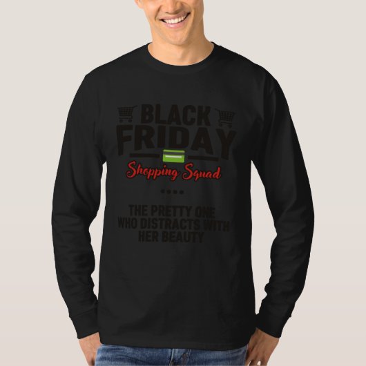 可愛い女性や女子向けブラックフライデーセール Tシャツ (正面)