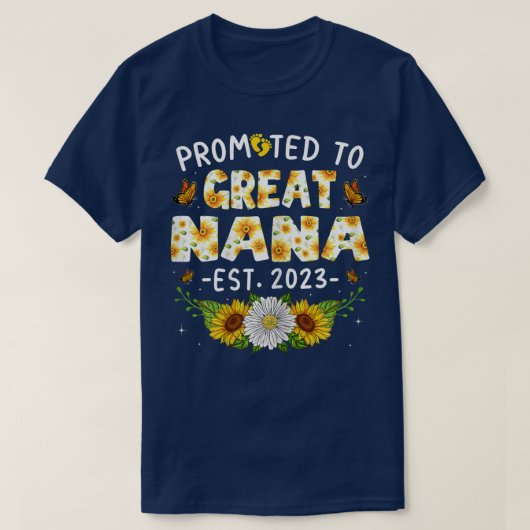 可愛い女性ナナエスト素晴らし2023ニューモに昇格 Tシャツ (デザイン正面)