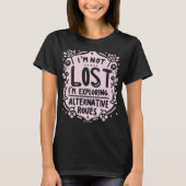 可愛い女性用Tシャツで別の道を探る Tシャツ (正面)