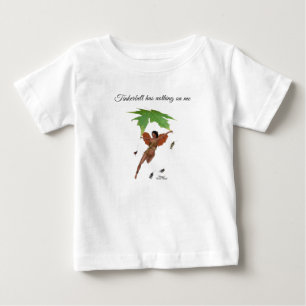 可愛い妖精のウィルト茶色のウィングズBabys Tシャツ