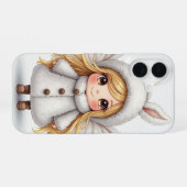 可愛い妖精のiPhoneケース iPhone 16ケース (裏面横)