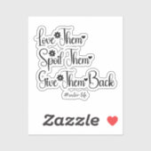 可愛い妹与えを甘やかす シール (シート)