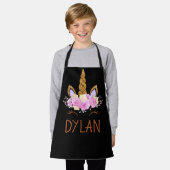 可愛い子たちユニクロン エプロン (着用した状態)