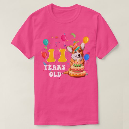 可愛い子たち11歳コギ犬の恋人11歳 Tシャツ (デザイン正面)