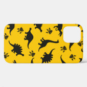 可愛い子どもたちが恐竜のパカラフルターンを描く Case-Mate iPhoneケース (裏面 (横))