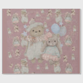 可愛い子ども達の世界ラッピング紙 ラッピングペーパー (フラット)