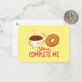 可愛い子供おもしろいのバレンタインデー ノートカード (正面/裏面インサイチュ)