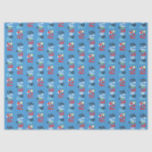 可愛い子供のお洒落クリスマス 薄葉紙 (正面)