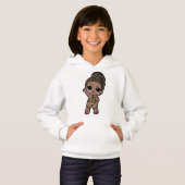 可愛い子供のファッション喜び – タイガープリントジャンプスーツ (正面フル)