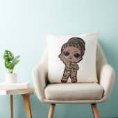 可愛い子供のファッション喜び – タイガープリントジャンプスーツ クッション (椅子)