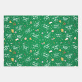 可愛い子供を開かないおもしろい諺クリスマス ラッピングペーパーシート (正面2)