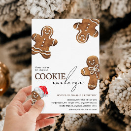 可愛い子供クッキー交換祭り クリスマス 招待状