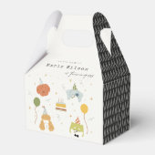 可愛い子供パーティー子犬Any Age誕生日 フェイバーボックス (裏面サイド)