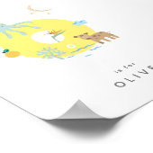 可愛い子供部屋パーソナライズされたアルファベット文字Oポスター ポスター (角)