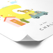 可愛い子供部屋パーソナライズされたアルファベットCポスター ポスター (角)